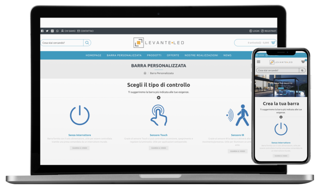 Realizzazione sito eCommerce