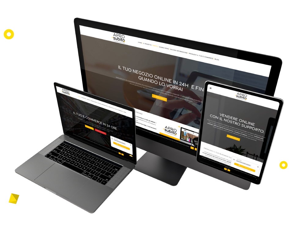 Sito eCommerce a noleggio